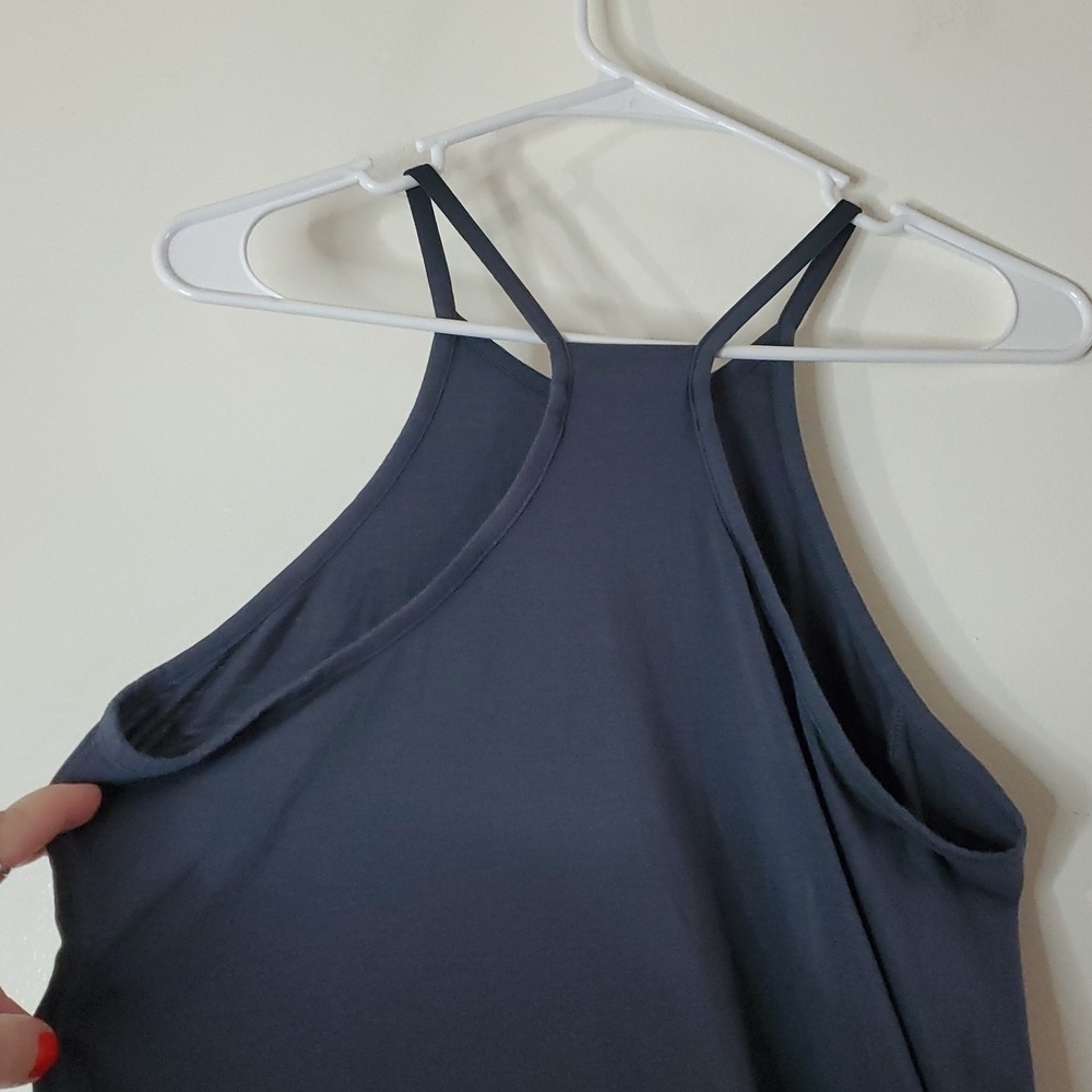 Athleta Explore Racerback Tank Size Small Tie Front Soft Stretch - Picture 8 of 14